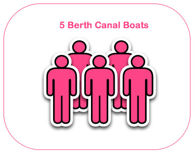 5 Berth Canal Boats